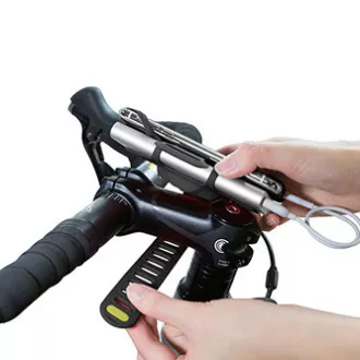 Držák mobilu a powerbanky Bone Bike Tie 3 Pro Pack, na kolo, nastavitelná velikost, černý, 4-6.5", silikon, na řídítka, černá