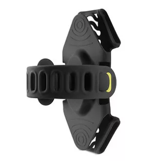 Držák mobilu a powerbanky Bone Bike Tie 3 Pro Pack, na kolo, nastavitelná velikost, černý, 4-6.5", silikon, na řídítka, černá