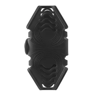 Držák mobilu a powerbanky Bone Bike Tie 3 Pro Pack, na kolo, nastavitelná velikost, černý, 4-6.5", silikon, na řídítka, černá