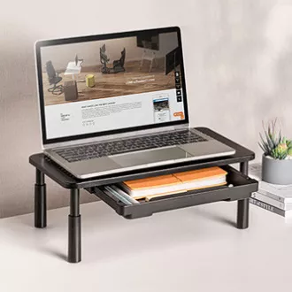 Powerton ERGO BUCO Podstavec pod monitor, černý
