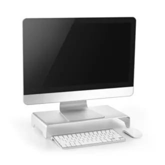 Powerton ERGO MINIMAL Podstavec pod monitor, stříbrný, ergo