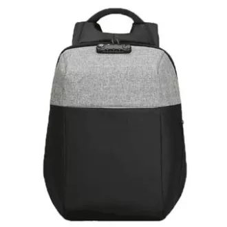 Batoh na notebook 15,6", NB008, černo-šedý z polyesteru/polyethylenu/nylonu, není snadné vykrást, DOPRODEJ