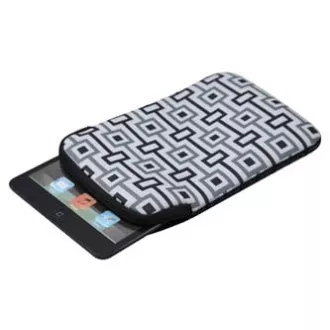 Obal na tablet 10.1", Geometric, bílý z neoprénu, DOPRODEJ Obal na tablet 10.1", Geometric, bílý z neoprénu, DOPRODEJ