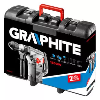 Kladivo vrtací, 58G862, elektrika (kabel), 230V, 1500W, nastavitelná rukojeť, 750ot./min, Graphite