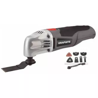 Víceúčelová bruska Graphite 59G020, elektrika (kabel), 230V, 180W, 20000osc./min, 2,8&deg;