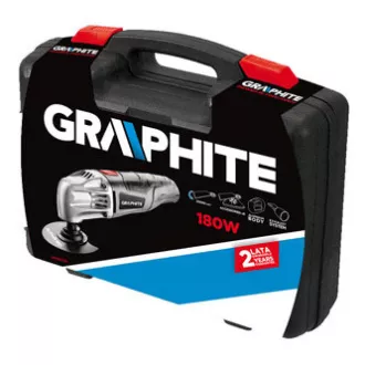 Víceúčelová bruska Graphite 59G020, elektrika (kabel), 230V, 180W, 20000osc./min, 2,8&deg;