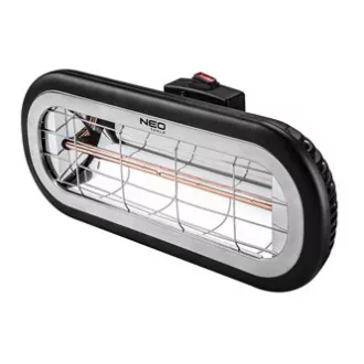 Infra zářič (ohřívač) NEO TOOLS 90-032, 2000W, IP55, Low Glare Amber Lamp, pro vyhřívání podlah a prostor skladů a stavenišť