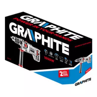 Vrtačka 58G712, elektrika (kabel), 230V, 1050W, s příklepem, 2500ot./min, Graphite Vrtačka 58G712, elektrika (kabel), 230V, 1050W, s příklepem, 2500ot./min, Graphite