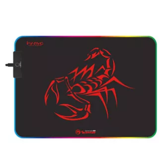 RGB Podložka pod myš, MG8, herní, černá, 350 x 250 mm, 3 mm, Marvo, RGB podsvícení