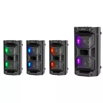 Defender reproduktor Rage, Li-Ion, 2.0, 50W, černý, regulace hlasitosti, LED podsvícení, BT 5.0, TWS, dálkové ovládání, 45Hz~22kHz