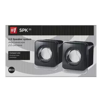 Defender reproduktory SPK-35, 2.0, 5W, černé, kompaktní velikost