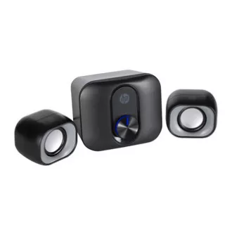 HP reproduktory DHS-2111S, 2.1, 11W, černé, regulace hlasitosti, plastové