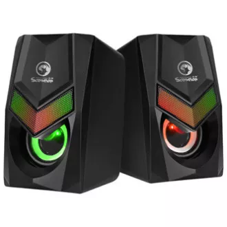 Marvo reproduktory SG-118, 6W, černé, podsvícené