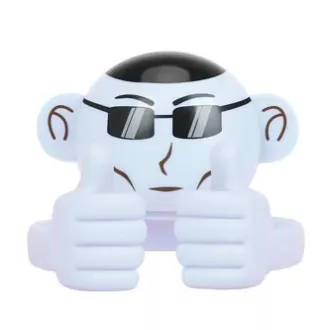 Promate Bluetooth reproduktor Ape, Li-Ion, 1.0, 3W, bílý, ,pro děti, držák telefonu, DOPRODEJ