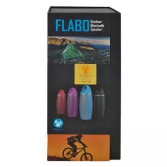 YZSY Bluetooth reproduktor FLABO, 2x5W, modrý, regulace hlasitosti, DOPRODEJ