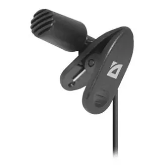 Defender, připínací mikrofon, MIC-109, bez regulace hlasitosti, černý, handsfree