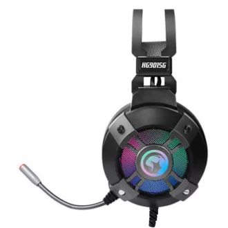 Marvo HG9015G sluchátka s mikrofonem, drátová, černá, 7.1 (virtuálně), USB