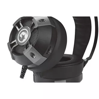Marvo HG9015G, sluchátka s mikrofonem, ovládání hlasitosti, černá, 7.1 (virtuálně), USB