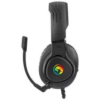Marvo HG8958 sluchátka s mikrofonem, drátová, černá, herní, 3.5 mm jack + rozdvojka + USB