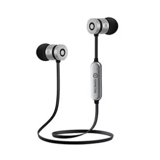 Powerton LIFE ARIVO Bezdrátová bluetooth sluchátka, černo-stříbrná