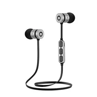 Powerton LIFE ARIVO Bezdrátová bluetooth sluchátka, černo-stříbrná