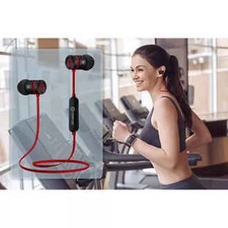 Powerton LIFE ARIVO Bezdrátová bluetooth sluchátka, černo-stříbrná