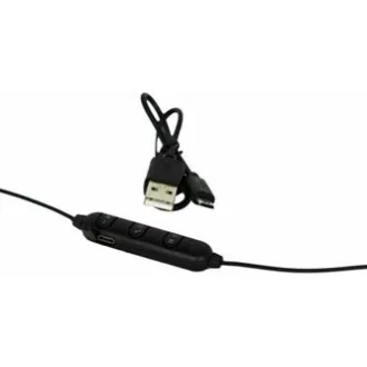 YZSY MASCA sluchátka s mikrofonem, bezdrátová, černá, bluetooth, DOPRODEJ
