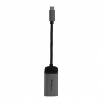 USB (3.1) hub 1-port, 49143, šedá, délka kabelu 10cm, Verbatim, 1x HDMI