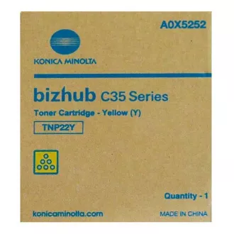 Konica Minolta TNP-22 (A0X5252) - toner, yellow (žlutý)