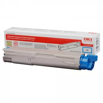 Oki 3520 (43459371) - toner, cyan (azurový)
