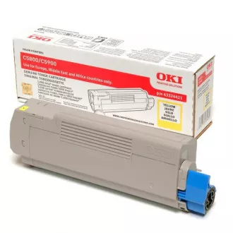 Oki 5550 (43324421) - toner, yellow (žlutý) Oki 5550 (43324421) - toner, yellow (žlutý)