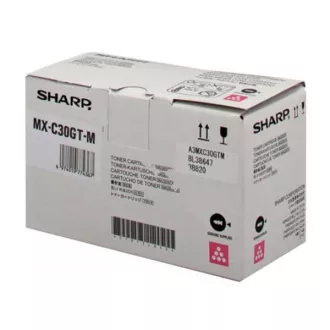 Sharp MX-C30GTM - toner, magenta (purpurový)