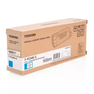 Toshiba T-FC34EC - toner, cyan (azurový)