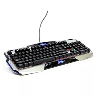 E-blue Mazer Mechanical 729 klávesnice drátová (USB) CZ, černá mechanická, DOPRODEJ
