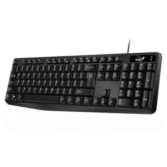 Genius KB-117 klávesnice drátová (USB) US, černá
