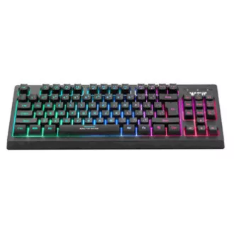 Marvo CM310 EN RGB sada klávesnice drátová (USB) US, černá s herní myší a podložkou, herní, membránová typ podsvícená