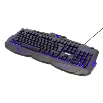 Marvo KM400 sada klávesnice drátová (USB) CZ/SK, černá s herní myší a podložkou, herní, membránová typ podsvícená Marvo KM400 sada klávesnice drátová (USB) CZ/SK, černá s herní myší a podložkou, herní, membránová typ podsvícená