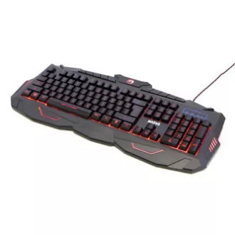 Marvo KM400 sada klávesnice drátová (USB) CZ/SK, černá s herní myší a podložkou, herní, membránová typ podsvícená Marvo KM400 sada klávesnice drátová (USB) CZ/SK, černá s herní myší a podložkou, herní, membránová typ podsvícená
