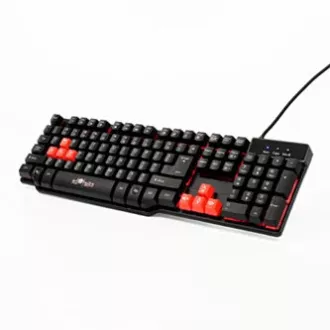Red Fighter K1 klávesnice drátová (USB) US, černá