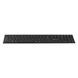 Powerton LIFE ULTRASLIM Klávesnice bezdrátová CZ/SK, černá