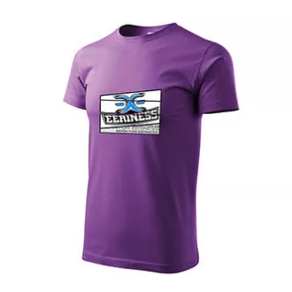 Tričko EERINESS, unisex, fialové, vel. XXL Tričko EERINESS, unisex, fialové, vel. XXL