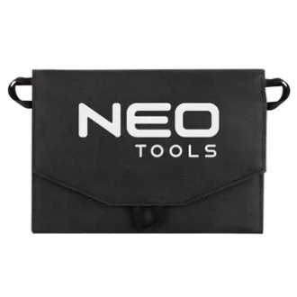 Přenosný solární panel s nabíječkou, Neo Tools, 15 W, 90-140