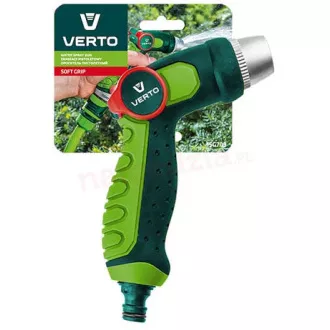Verto pistolový rozprašovač plynulá regulace vody palcem, 1/2", zelený, 15G709