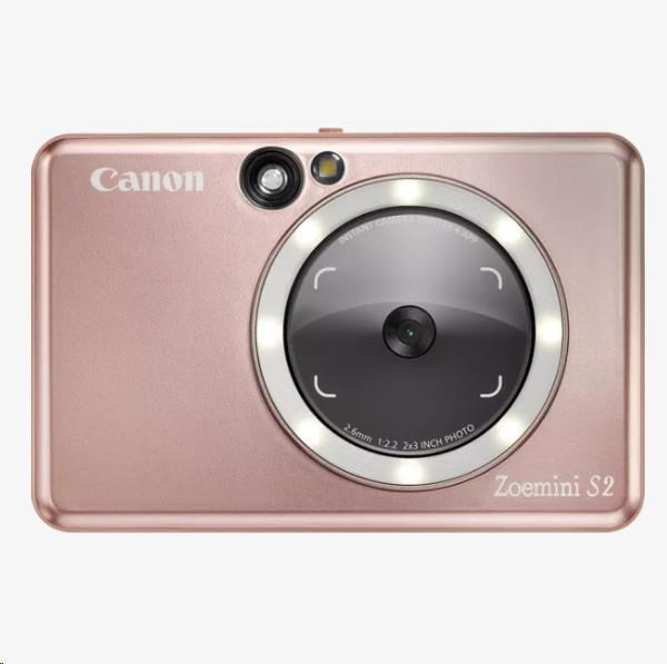 Levně Canon Zoemini S2 kapesní fotoaparát s tiskárnou - zlatavě růžová