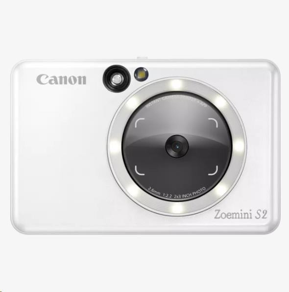 Canon Zoemini S2 kapesní fotoaparát s tiskárnou - bílá