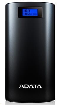 ADATA PowerBank P20000D - externí baterie pro mobil/tablet 20000mAh, 2, 1A, černá