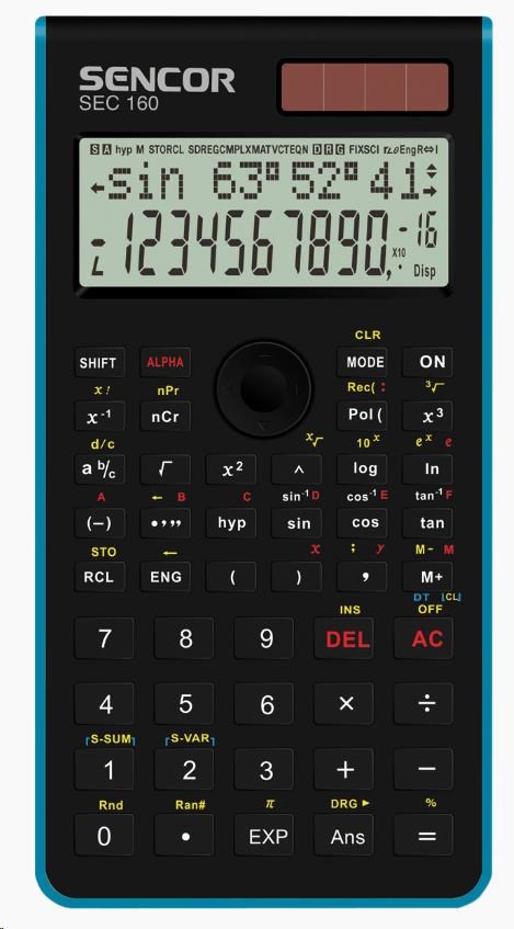 Sencor kalkulačka SEC 160 BU