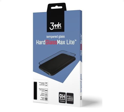 Levně 3mk tvrzené sklo HardGlass Max Lite pro Apple iPhone 13 / 13 Pro, černá