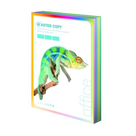 Levně Papír ofsetový colour Master A4/80g světlá duha 5 barev 100 listů