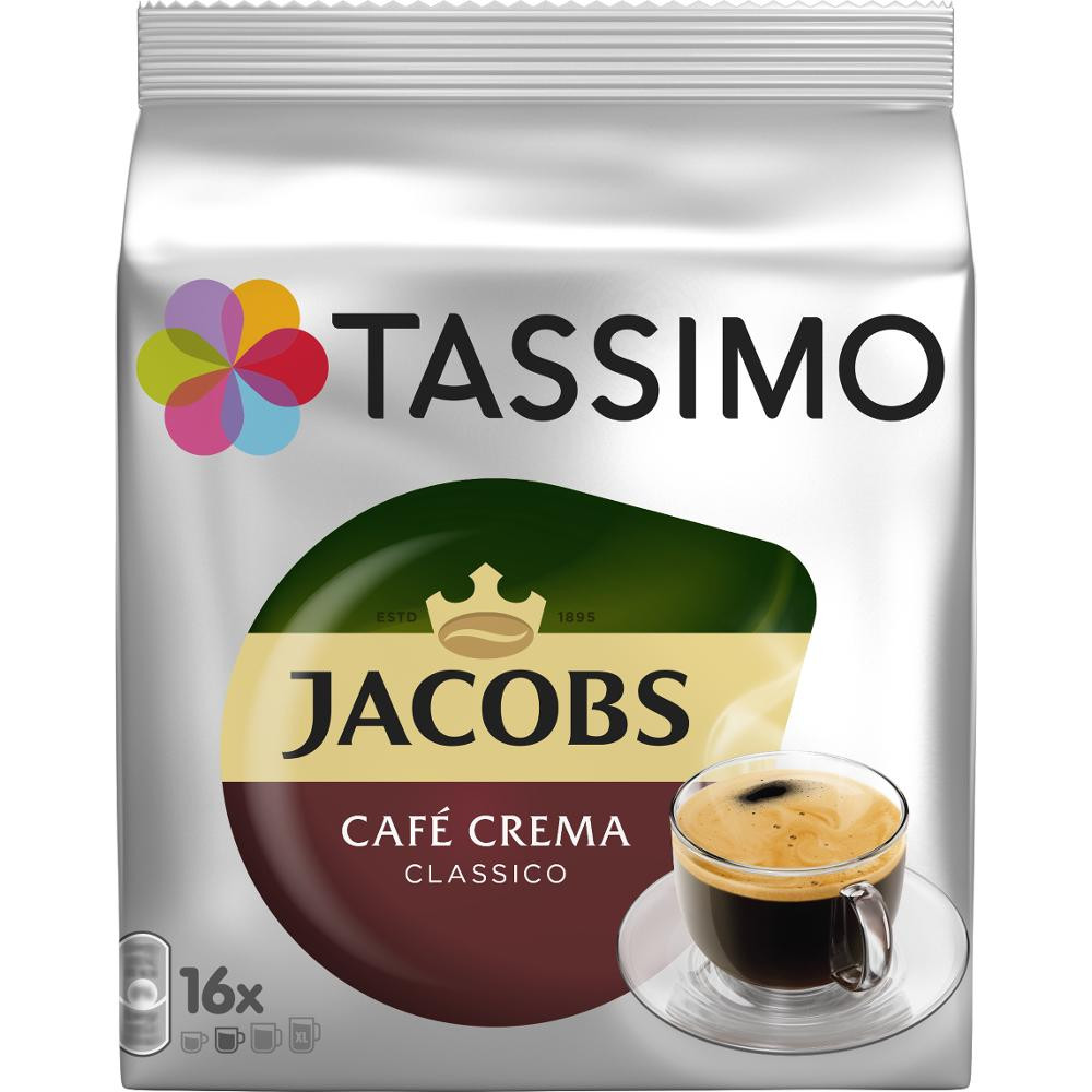 Levně TASSIMO CAFÉ CREMA KAPSLE 16ks TASSIMO